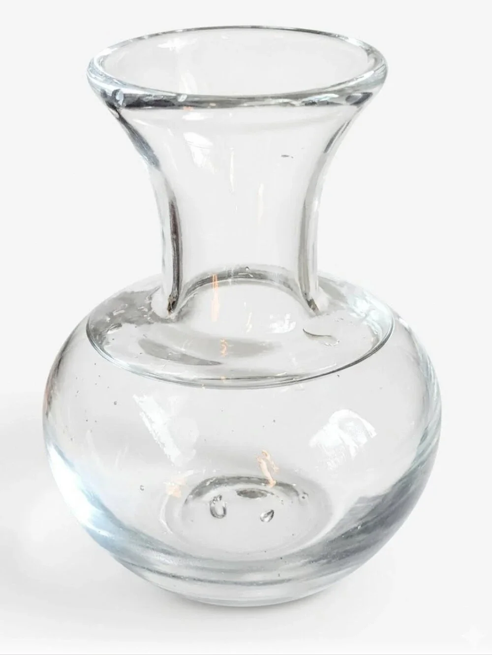 Simon Pearce Celebration Clear Glass Vase